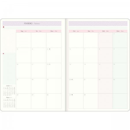 AGENDA BROCH PLANNER SOHO M7 20FL TILIBRA Ellos Papelaria