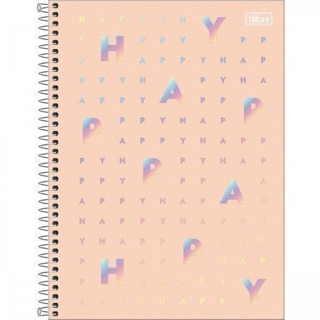 CAD CD UNIV HAPPY 12M 192F TILIBRA Ellos Papelaria