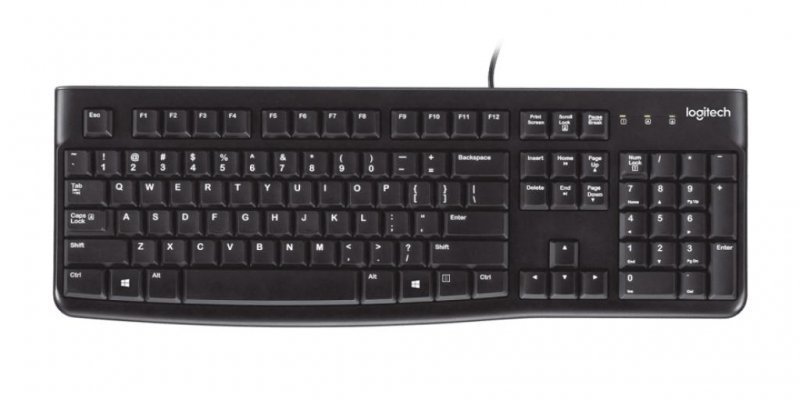 TECLADO KEYBOARD K120 LOGITECH Ellos Papelaria