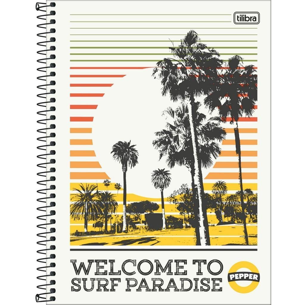 Caderno Sonic Escolar Univ Capa Dura 1 Matéria 80f Tilibra - Tem