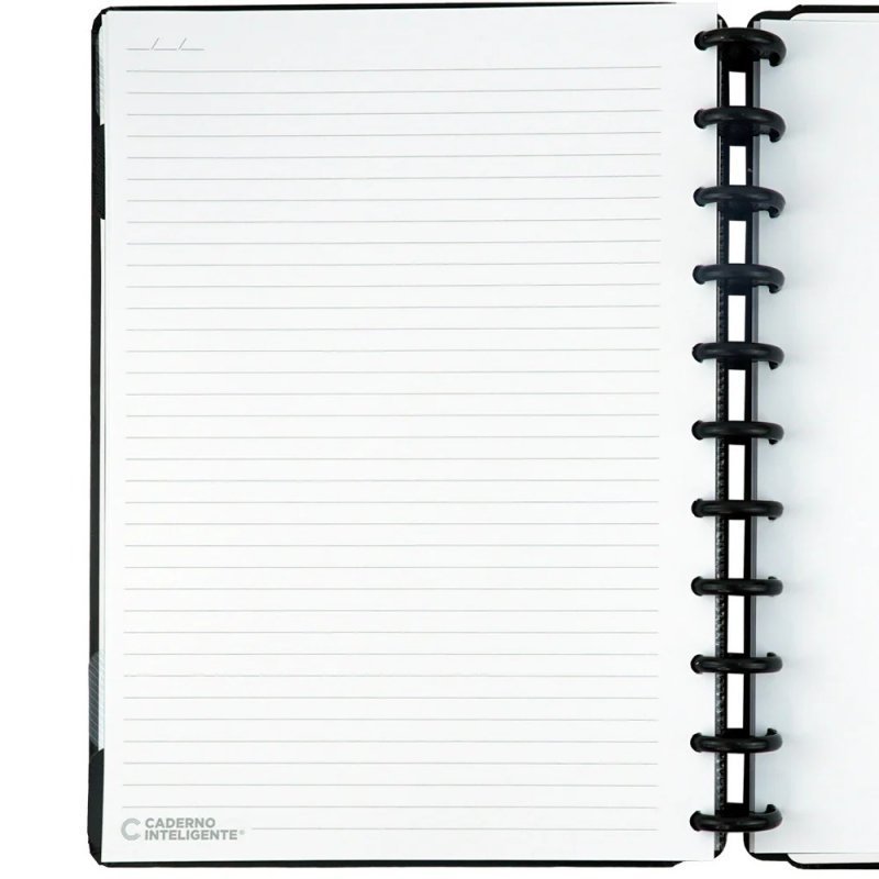 CADERNO INTELIGENTE BLACK GRANDE  Ellos Papelaria