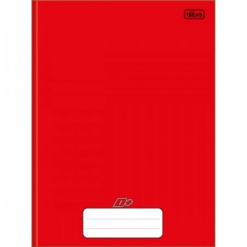 CAD BR CD UNIV 96FL VERMELHO MAIS TILIBRA Ellos Papelaria