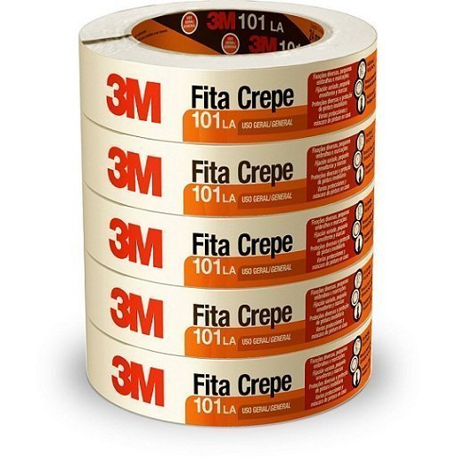 FITA 24X50 CREPE BRANCA 101LA 3M Ellos Papelaria