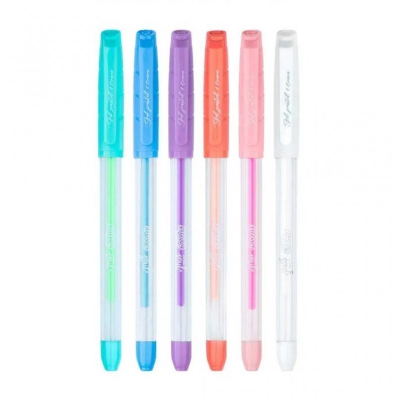 CANETA GEL 1.0MM PASTEL BRW Ellos Papelaria