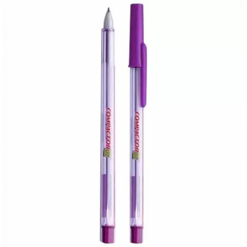 CANETA ESF 0.7 VIOLETA COMPACTOR Ellos Papelaria