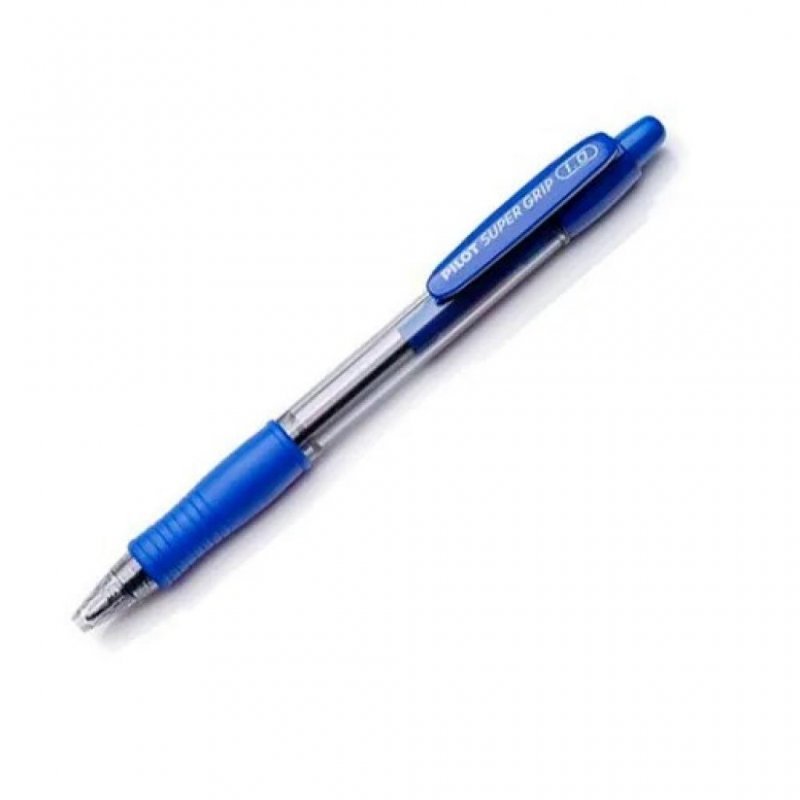 CANETA ESF 1.0 AZUL SUPER GRIP-10R PILOT Ellos Papelaria