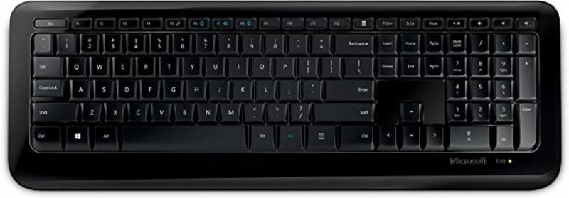 TECLADO S/ FIO 850 MULTI PRETO MICROSOFT Ellos Papelaria