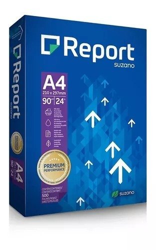 PAPEL SULFITE A4 500 FL 90 GR PREMIUM REPORT Ellos Papelaria