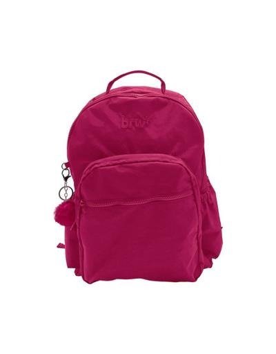 MOCHILA NYLON 2 COMPART 2 BOLSOS PINK BRW Ellos Papelaria