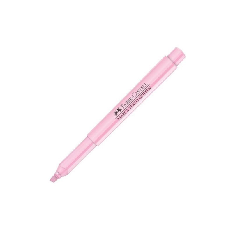 CANETA MARCA TEXTO ROSA PASTEL GRIFPEN FABER Ellos Papelaria