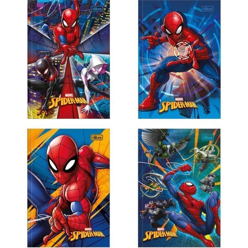 CAD BR CD 1/4 SPIDER MAN 80FL TILIBRA Ellos Papelaria