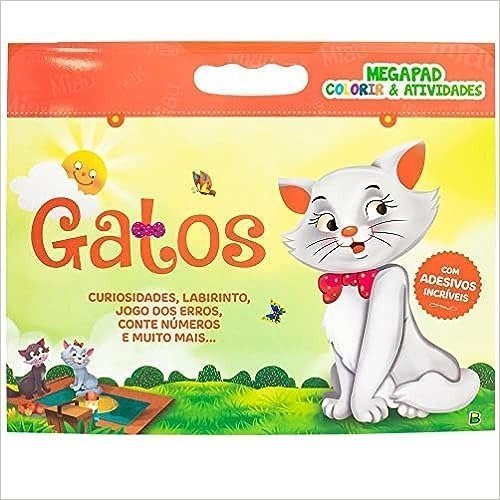 MEGAPAD - COLORIR & ATIVIDADES: GATOS Ellos Papelaria