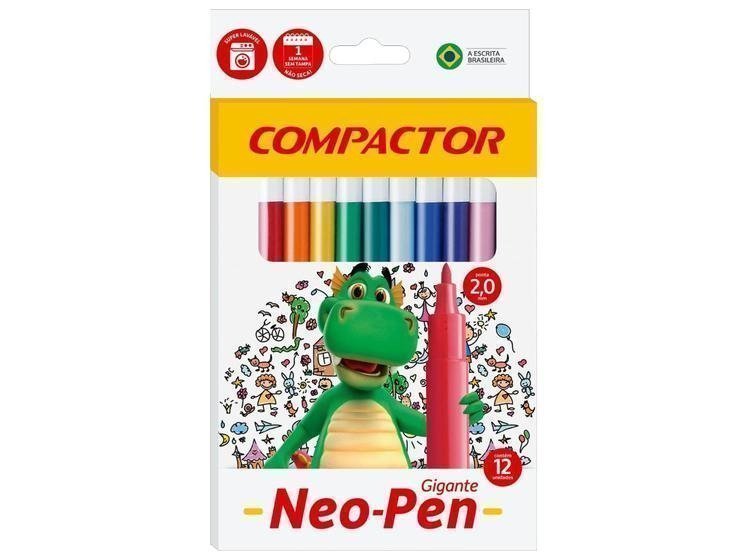 CANETA HIDROG NEO-PEN 12 CORES COMPACTOR Ellos Papelaria