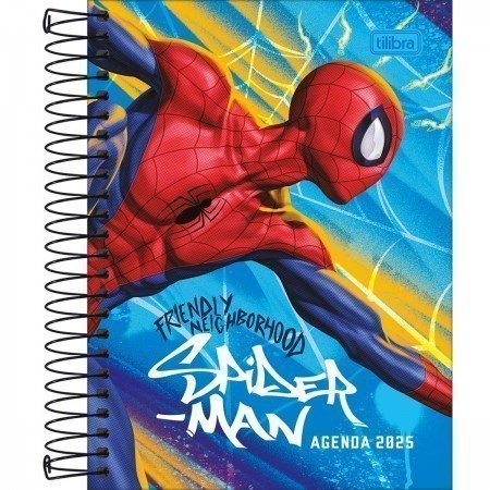 AGENDA ESP SPIDER MAN M4 TILIBRA Ellos Papelaria