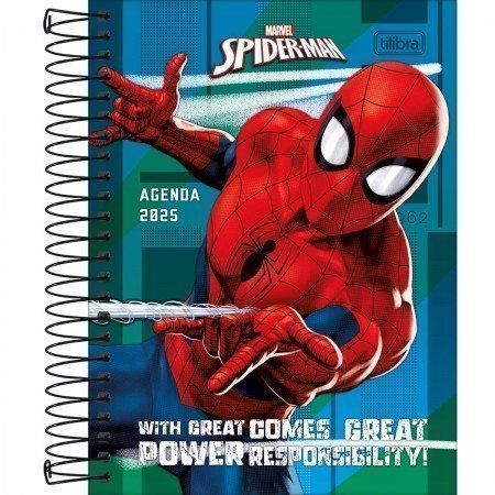 AGENDA ESP SPIDER MAN M4 TILIBRA Ellos Papelaria