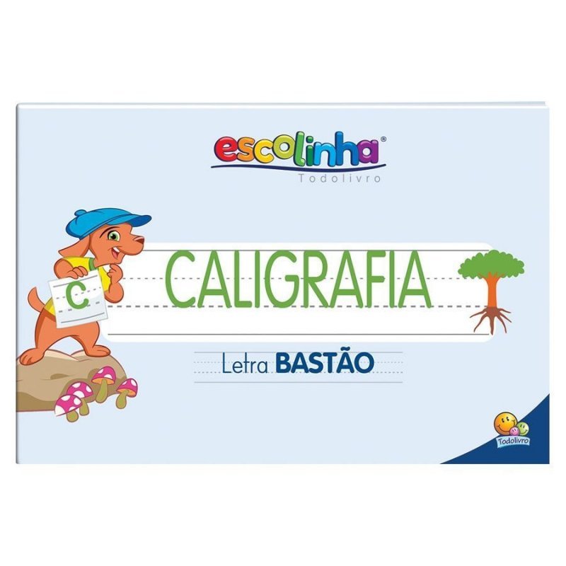 ESCOLINHA SISTEMA DE CALIGRAFIA: LETRA BASTAO Ellos Papelaria