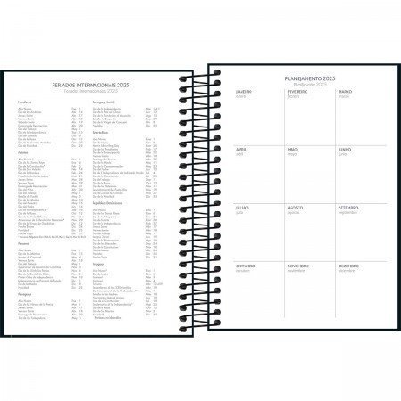 AGENDA ESP PEPPER PRETO M4 TILIBRA Ellos Papelaria