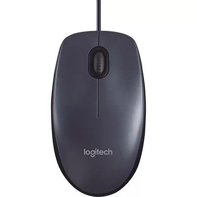 MOUSE M90 OPTICO USB PRETO LOGITECH Ellos Papelaria