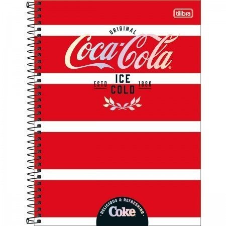 CAD CD UNIV COCA-COLA 1M 80F TILIBRA Ellos Papelaria