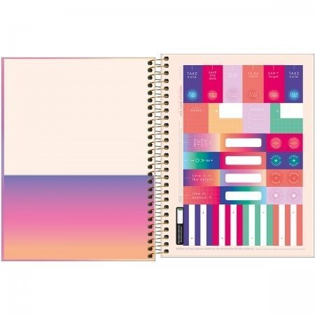 CADERNO COLEGIAL GREAT COLOR 1M 80F TILIBRA Ellos Papelaria