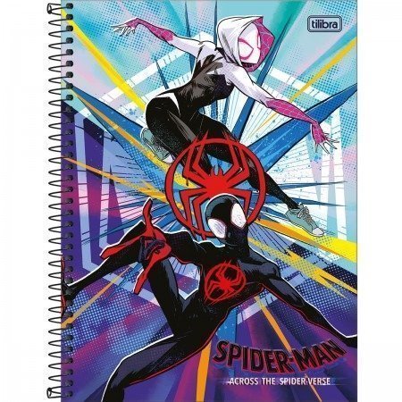 CAD CD UNIV SPIDER VERSE 1M 80F TILIBRA Ellos Papelaria