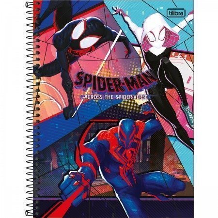 CAD CD UNIV SPIDER VERSE 1M 80F TILIBRA Ellos Papelaria