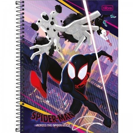 CAD CD UNIV SPIDER VERSE 1M 80F TILIBRA Ellos Papelaria