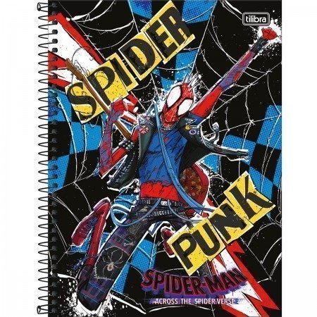 CAD CD UNIV SPIDER VERSE 1M 80F TILIBRA Ellos Papelaria