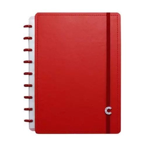 CADERNO INTELIGENTE ALL RED MEDIO  Ellos Papelaria