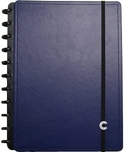 CADERNO INTELIGENTE DARK BLUE GRANDE  Ellos Papelaria