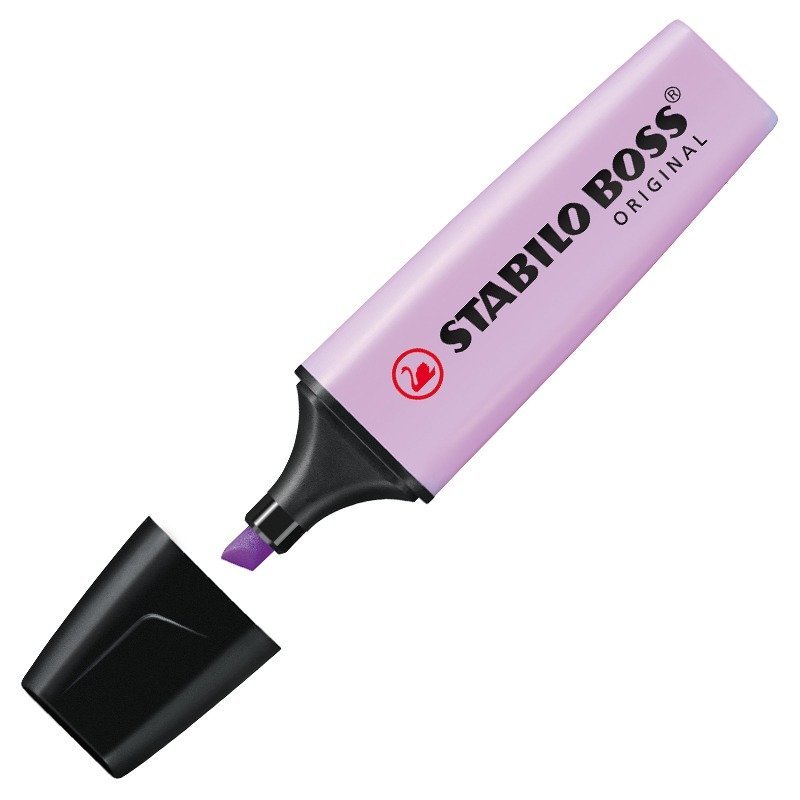 MARCA TEXTO STABILO BOSS PASTEL 70/155 ROXO Ellos Papelaria