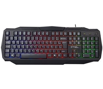 TECLADO USB GAMER LUMINOSO BRIGHT Ellos Papelaria