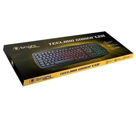 TECLADO USB GAMER LUMINOSO BRIGHT Ellos Papelaria