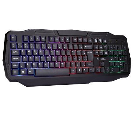 TECLADO USB GAMER LUMINOSO BRIGHT Ellos Papelaria