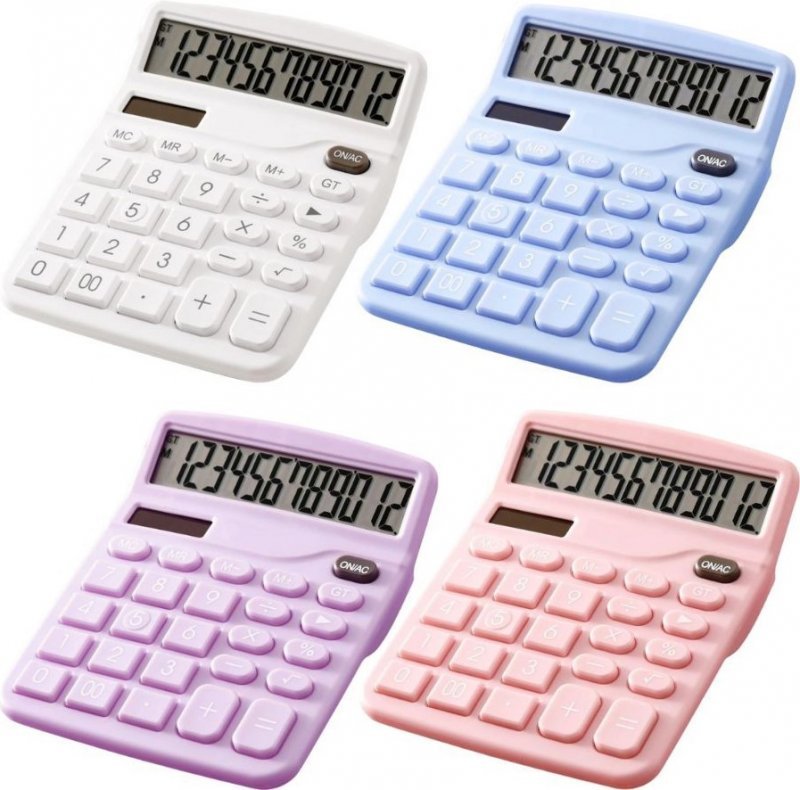 CALCULADORA 12DIG CANDY COLOR VX837 LILAS VMP Ellos Papelaria