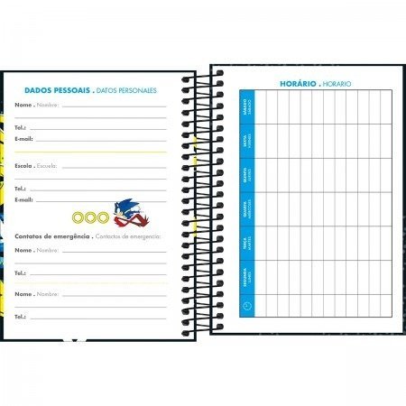 AGENDA ESP SONIC M4 TILIBRA Ellos Papelaria