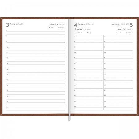 AGENDA COST TORINO CORES 176FL M5 TILIBRA Ellos Papelaria