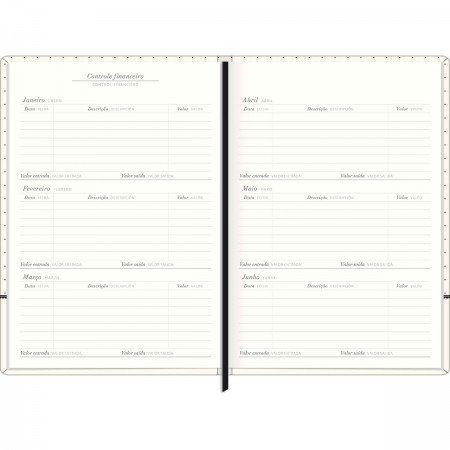 AGENDA COSTURADA PLANNER WEST VI M6 TILIBRA Ellos Papelaria