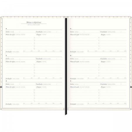 AGENDA COSTURADA PLANNER WEST VI M6 TILIBRA Ellos Papelaria