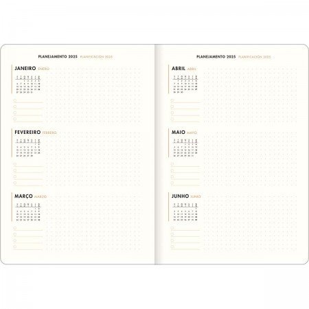 AGENDA GRAMP PLANNER KRAFT M7 TILIBRA Ellos Papelaria