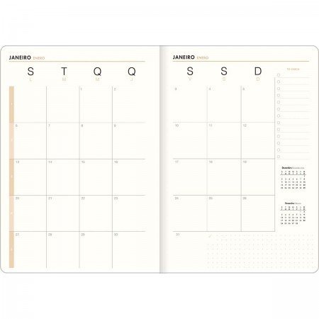 AGENDA GRAMP PLANNER KRAFT M7 TILIBRA Ellos Papelaria