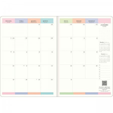 AGENDA GRAMP PLANNER HAPPY M7 TILIBRA Ellos Papelaria