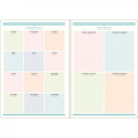 AGENDA GRAMP PLANNER HAPPY M7 TILIBRA Ellos Papelaria