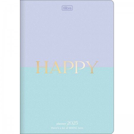 AGENDA GRAMP PLANNER HAPPY M7 TILIBRA Ellos Papelaria