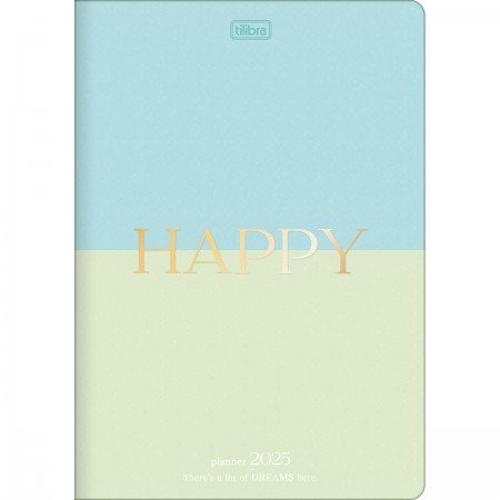 AGENDA GRAMP PLANNER HAPPY M7 TILIBRA Ellos Papelaria