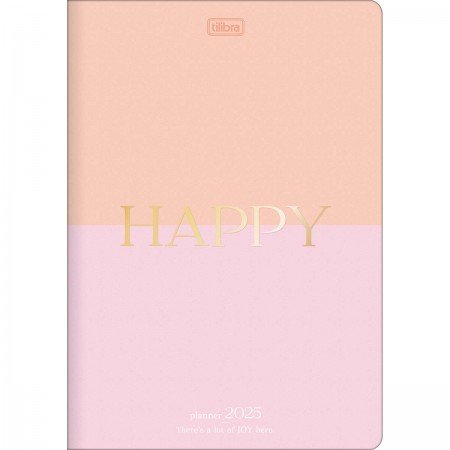 AGENDA GRAMP PLANNER HAPPY M7 TILIBRA Ellos Papelaria