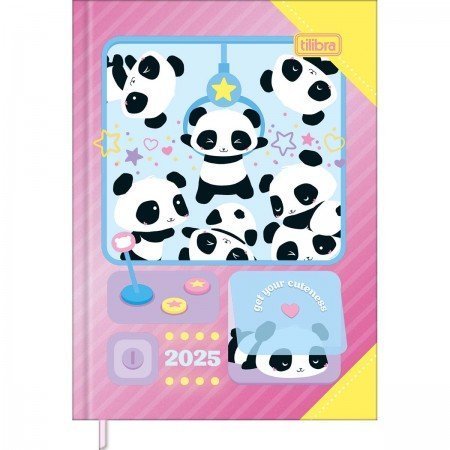 AGENDA COSTURADA MINI LOVELY FRIEND TILIBRA Ellos Papelaria