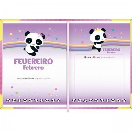 AGENDA COSTURADA MINI LOVELY FRIEND TILIBRA Ellos Papelaria