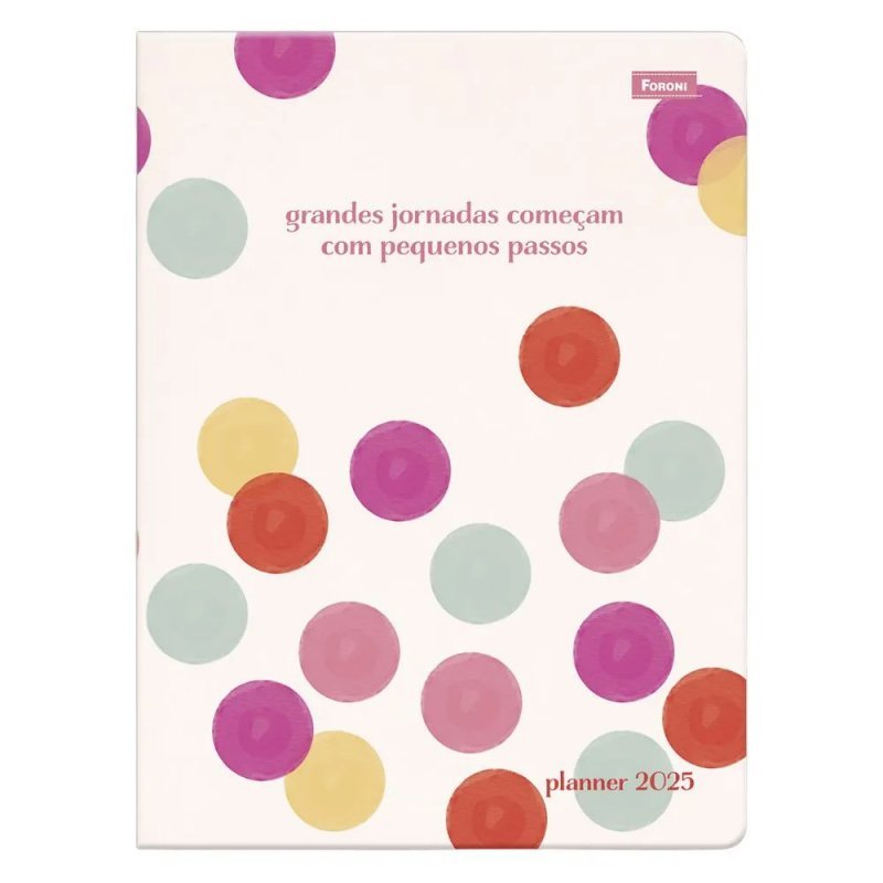 PLANNER GRAMPEADO DIZ AI 178X254 FORONI Ellos Papelaria