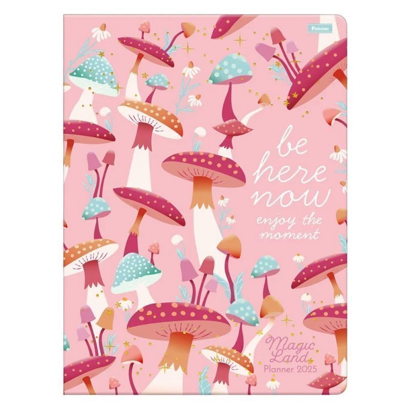 PLANNER GRAMPEADO MAGIC LAND 178X254 FORONI Ellos Papelaria